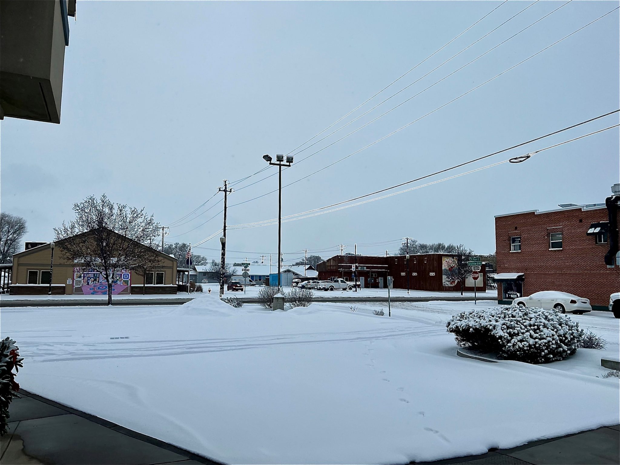 SNOW!! City of Vale, Oregon